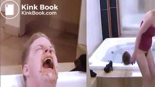 Sadistic girl shits into toilet slave's mouth pool, ScatKings.com Scat Porn 4 ScatKings.com Scat Porn